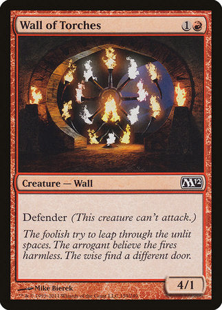 Wall of Torches [Magic 2012] | Rook's Games and More