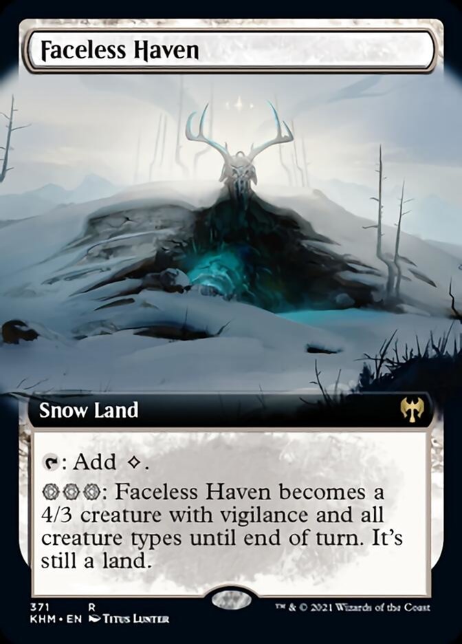 Faceless Haven (Extended Art) [Kaldheim] | Rook's Games and More