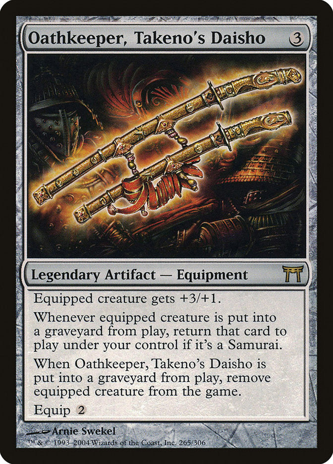 Oathkeeper, Takeno's Daisho [Champions of Kamigawa] | Rook's Games and More