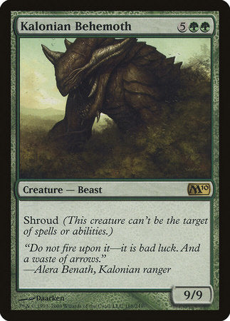 Kalonian Behemoth [Magic 2010] | Rook's Games and More