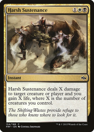 Harsh Sustenance [Fate Reforged] | Rook's Games and More