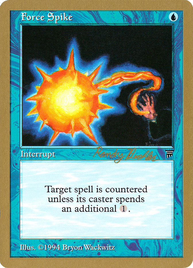 Force Spike (Randy Buehler) [World Championship Decks 1998] | Rook's Games and More