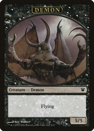 Demon Token [Innistrad Tokens] | Rook's Games and More