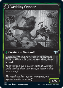 Wolfkin Outcast // Wedding Crasher [Innistrad: Double Feature] | Rook's Games and More