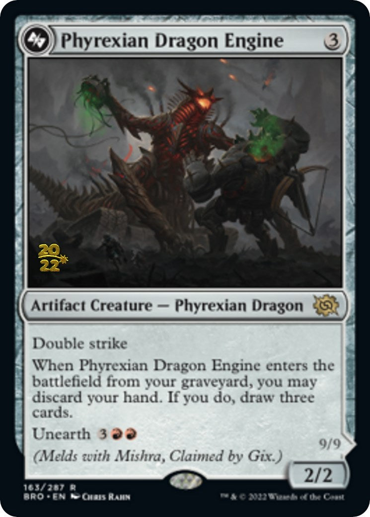 Phyrexian Dragon Engine [The Brothers' War: Prerelease Promos] | Rook's Games and More