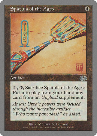 Spatula of the Ages [Unglued] | Rook's Games and More