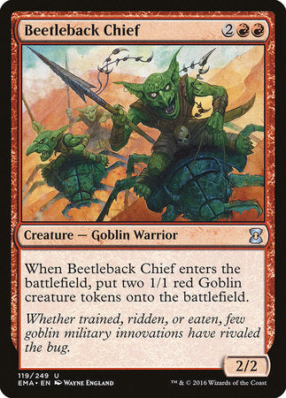 Beetleback Chief [Eternal Masters] | Rook's Games and More
