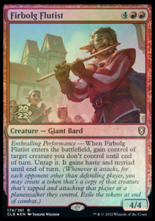 Firbolg Flutist [Commander Legends: Battle for Baldur's Gate Prerelease Promos] | Rook's Games and More