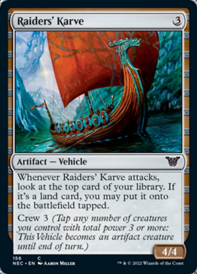 Raiders' Karve [Kamigawa: Neon Dynasty Commander] | Rook's Games and More