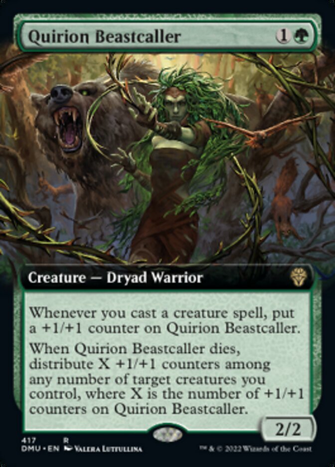 Quirion Beastcaller (Extended Art) [Dominaria United] | Rook's Games and More