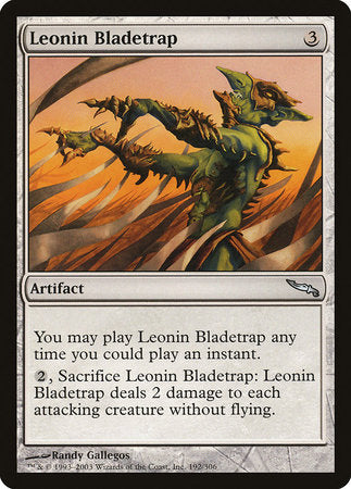 Leonin Bladetrap [Mirrodin] | Rook's Games and More