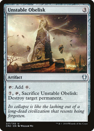 Unstable Obelisk [Commander Anthology Volume II] | Rook's Games and More