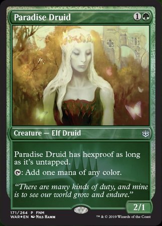 Paradise Druid [War of the Spark Promos] | Rook's Games and More