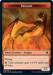 Dragon // Elf Warrior Double-Sided Token [Game Night: Free-for-All Tokens] | Rook's Games and More