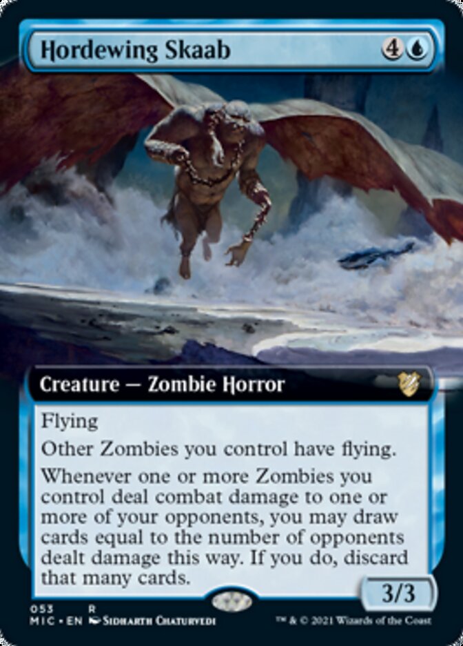 Hordewing Skaab (Extended) [Innistrad: Midnight Hunt Commander] | Rook's Games and More