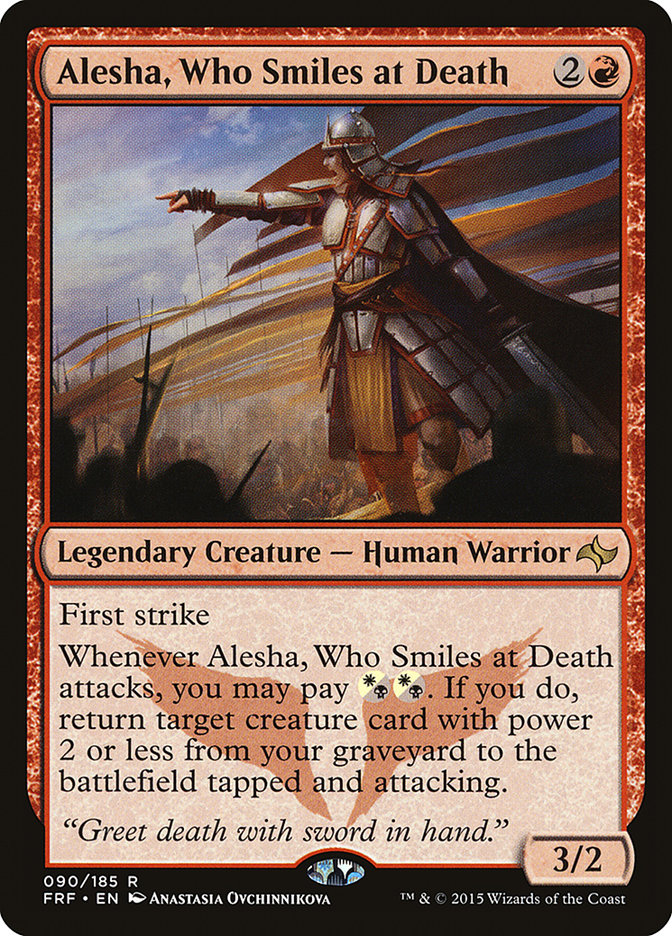 Alesha, Who Smiles at Death [Fate Reforged] | Rook's Games and More