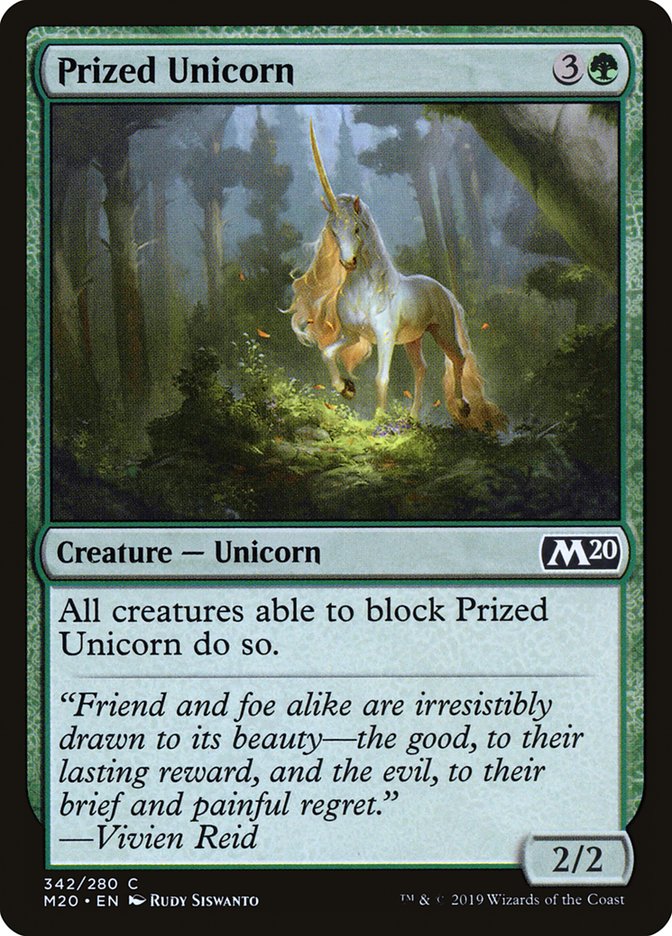 Prized Unicorn [Core Set 2020] | Rook's Games and More