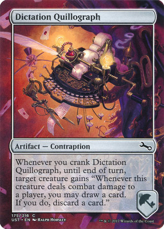 Dictation Quillograph [Unstable] | Rook's Games and More