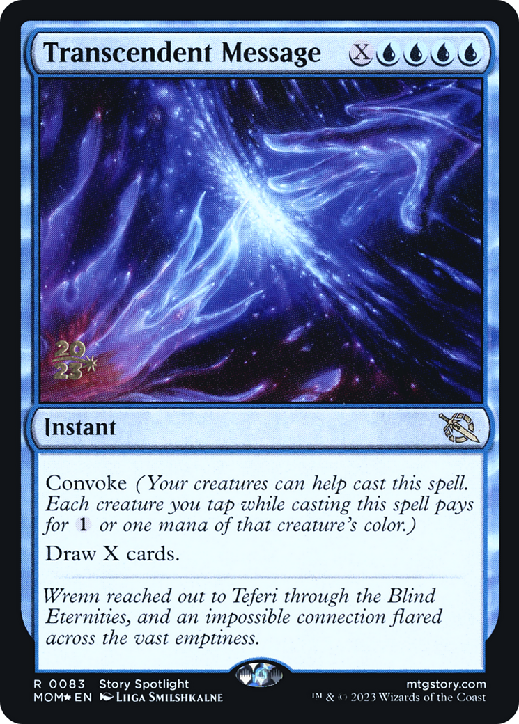 Transcendent Message [March of the Machine Prerelease Promos] | Rook's Games and More