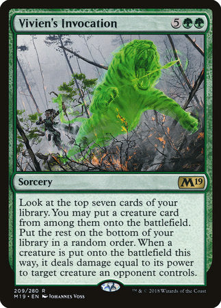 Vivien's Invocation [Core Set 2019] | Rook's Games and More