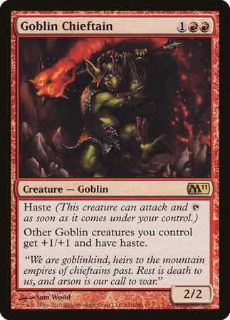 Goblin Chieftain [Magic 2011] | Rook's Games and More