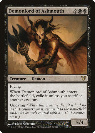 Demonlord of Ashmouth [Avacyn Restored] | Rook's Games and More