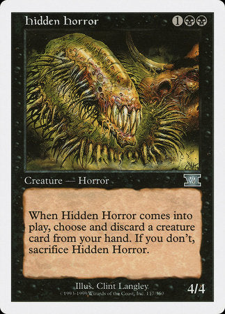 Hidden Horror [Classic Sixth Edition] | Rook's Games and More