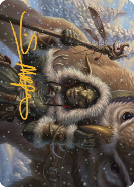 Owlbear Shepherd Art Card (Gold-Stamped Signature) [Commander Legends: Battle for Baldur's Gate Art Series] | Rook's Games and More