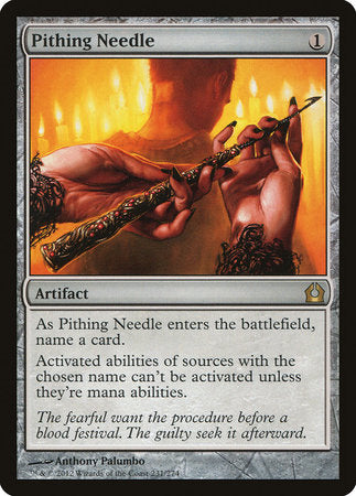 Pithing Needle [Return to Ravnica] | Rook's Games and More