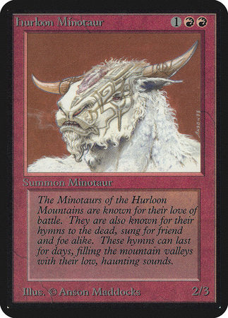 Hurloon Minotaur [Limited Edition Alpha] | Rook's Games and More