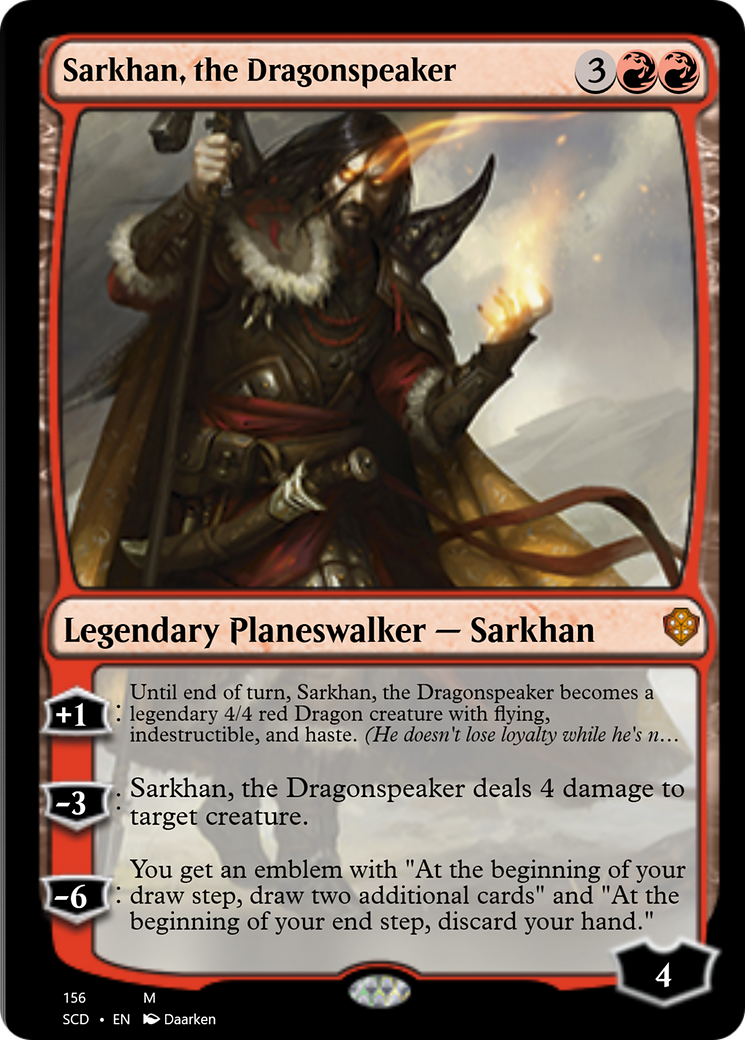 Sarkhan, the Dragonspeaker [Starter Commander Decks] | Rook's Games and More