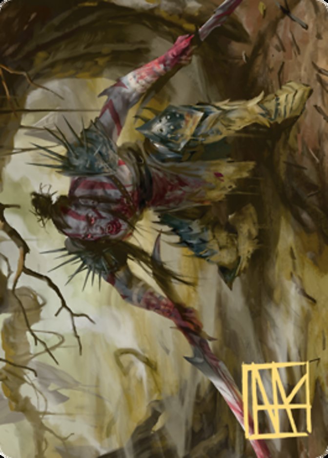 Highborn Vampire Art Card (Gold-Stamped Signature) [Zendikar Rising Art Series] | Rook's Games and More
