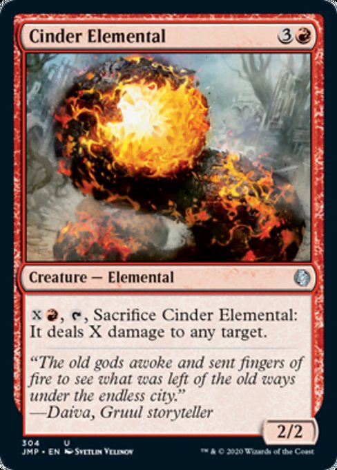 Cinder Elemental [Jumpstart] | Rook's Games and More