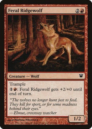 Feral Ridgewolf [Innistrad] | Rook's Games and More