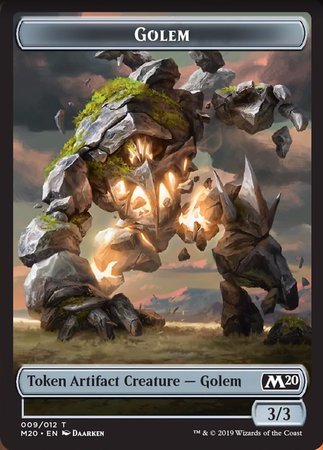 Golem Token [Core Set 2020 Tokens] | Rook's Games and More