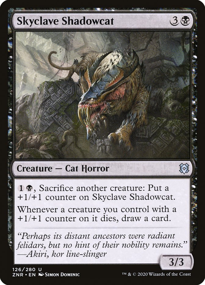 Skyclave Shadowcat [Zendikar Rising] | Rook's Games and More