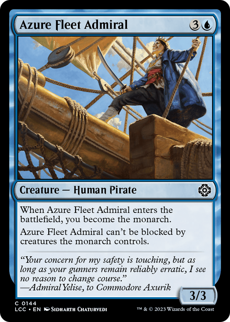 Azure Fleet Admiral [The Lost Caverns of Ixalan Commander] | Rook's Games and More