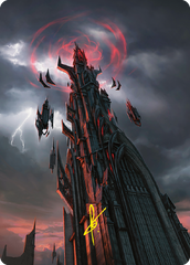 Barad-dur Art Card (Gold-Stamped Signature) [The Lord of the Rings: Tales of Middle-earth Art Series]