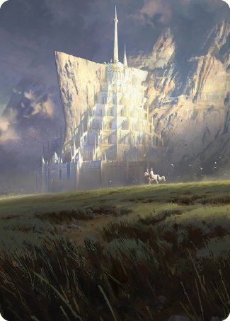 Minas Tirith Art Card [The Lord of the Rings: Tales of Middle-earth Art Series] | Rook's Games and More