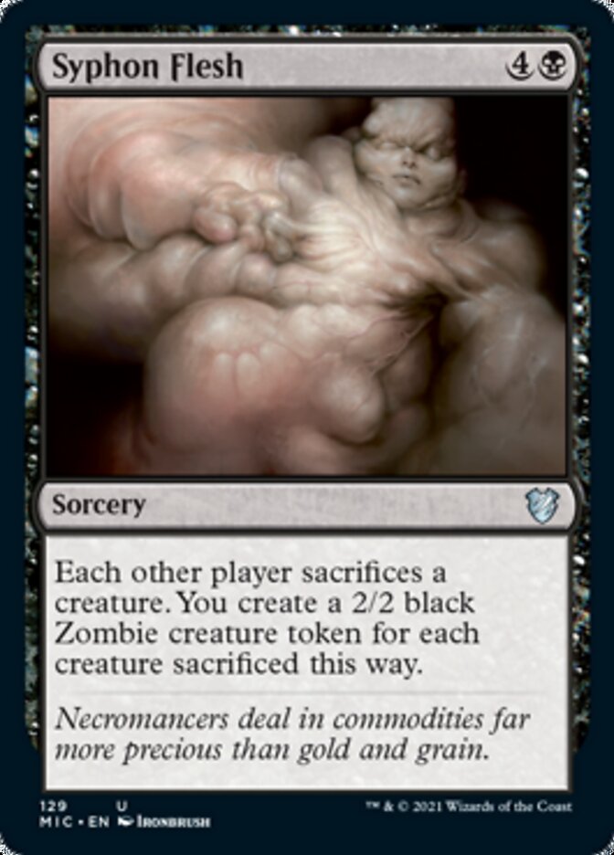 Syphon Flesh [Innistrad: Midnight Hunt Commander] | Rook's Games and More