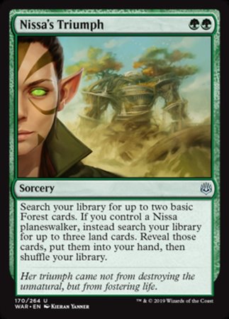 Nissa's Triumph [War of the Spark] | Rook's Games and More