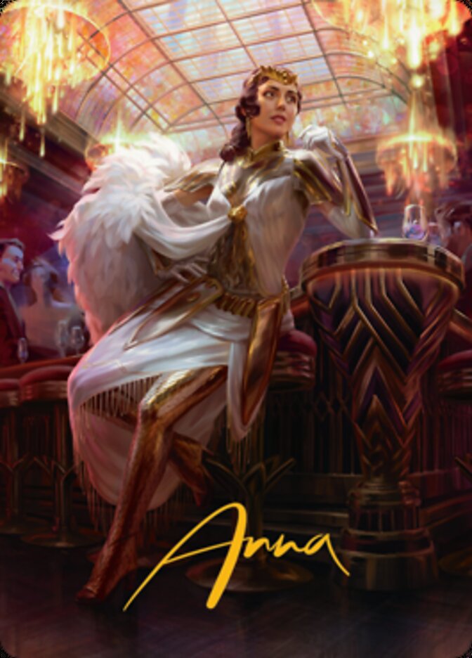 Elspeth Resplendent 1 Art Card (Gold-Stamped Signature) [Streets of New Capenna Art Series] | Rook's Games and More