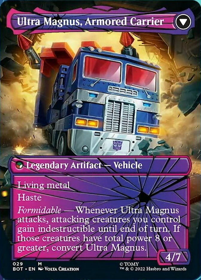 Ultra Magnus, Tactician // Ultra Magnus, Armored Carrier (Shattered Glass) [Universes Beyond: Transformers] | Rook's Games and More