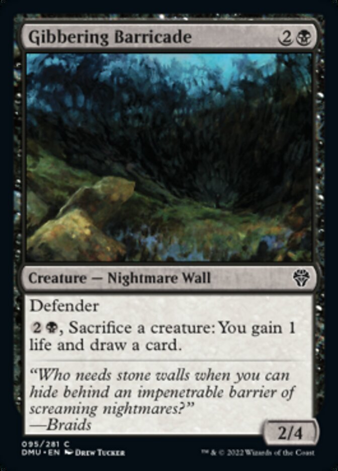 Gibbering Barricade [Dominaria United] | Rook's Games and More