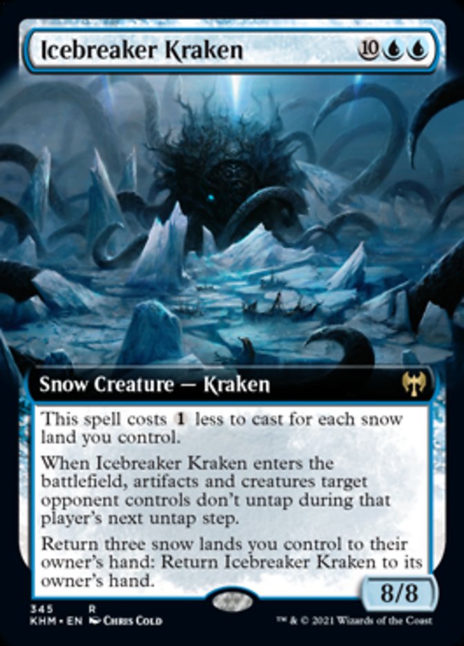 Icebreaker Kraken (Extended Art) [Kaldheim] | Rook's Games and More