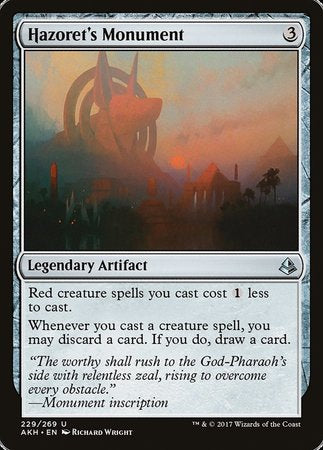 Hazoret's Monument [Amonkhet] | Rook's Games and More