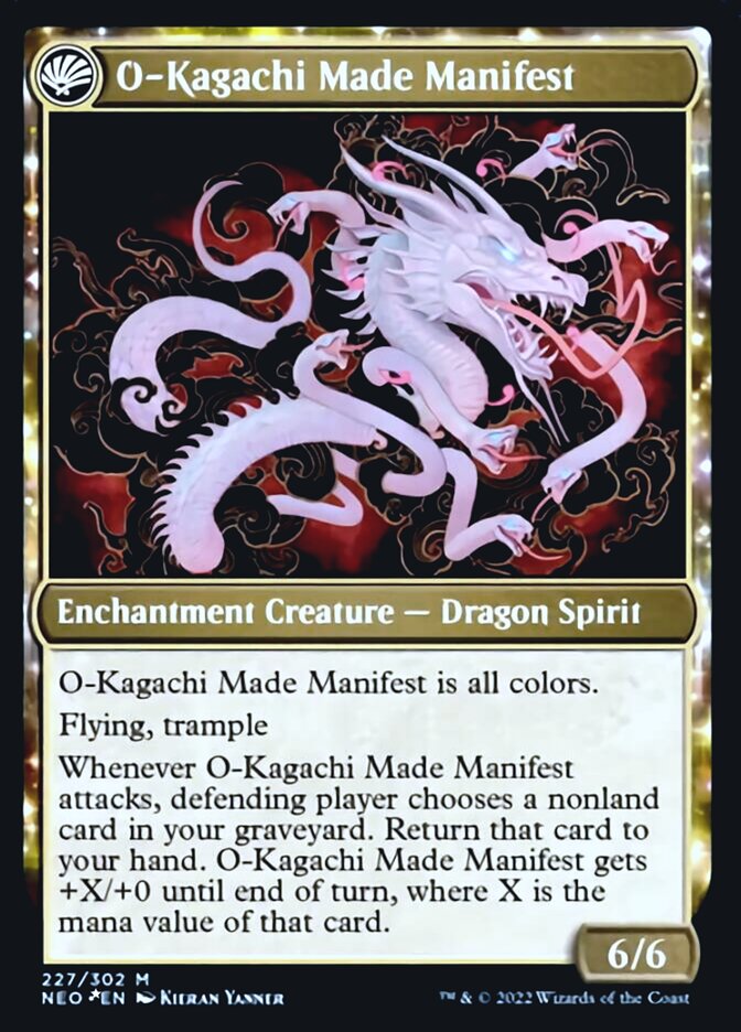 The Kami War // O-Kagachi Made Manifest [Kamigawa: Neon Dynasty Prerelease Promos] | Rook's Games and More