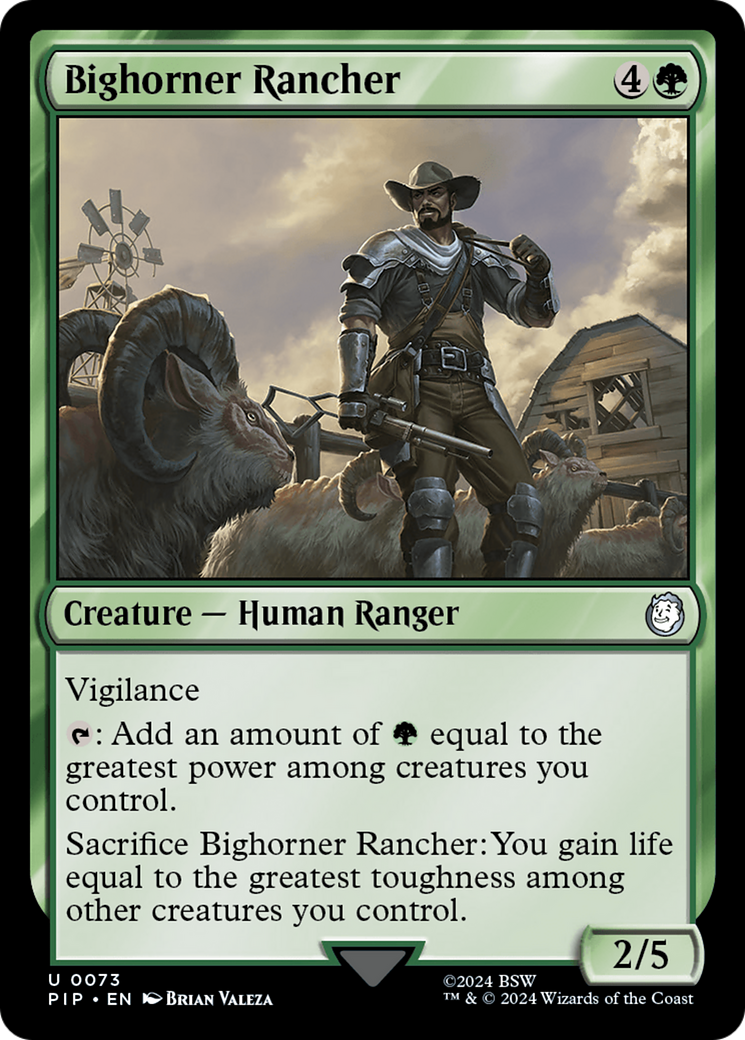 Bighorner Rancher [Fallout] | Rook's Games and More