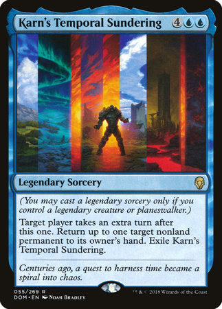 Karn's Temporal Sundering [Dominaria] | Rook's Games and More
