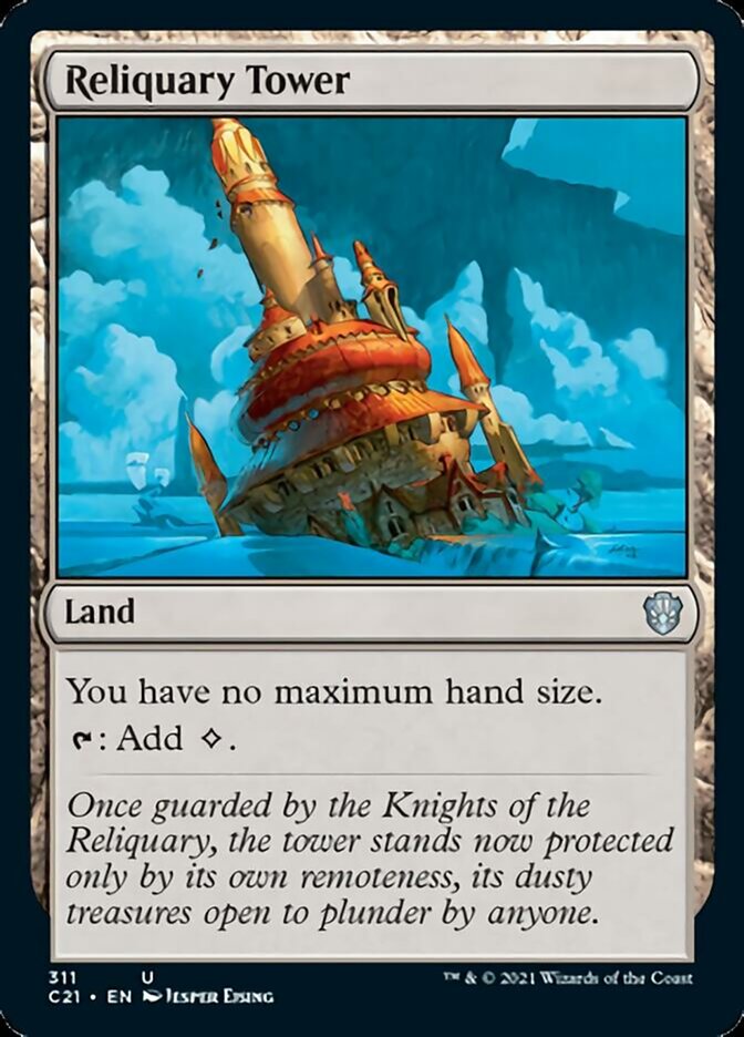 Reliquary Tower [Commander 2021] | Rook's Games and More